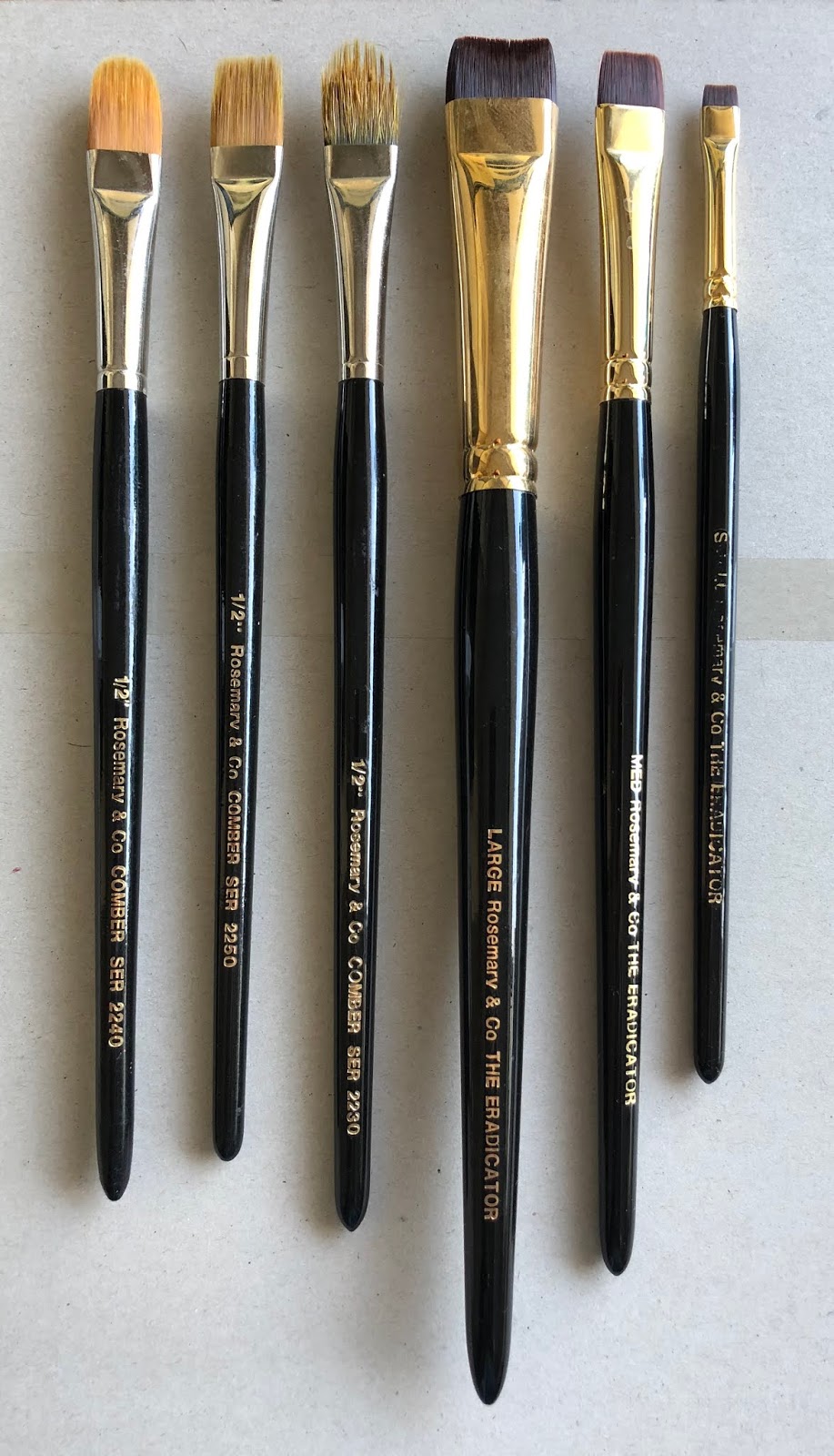 Jane Blundell Artist Rosemary and Co Brushes