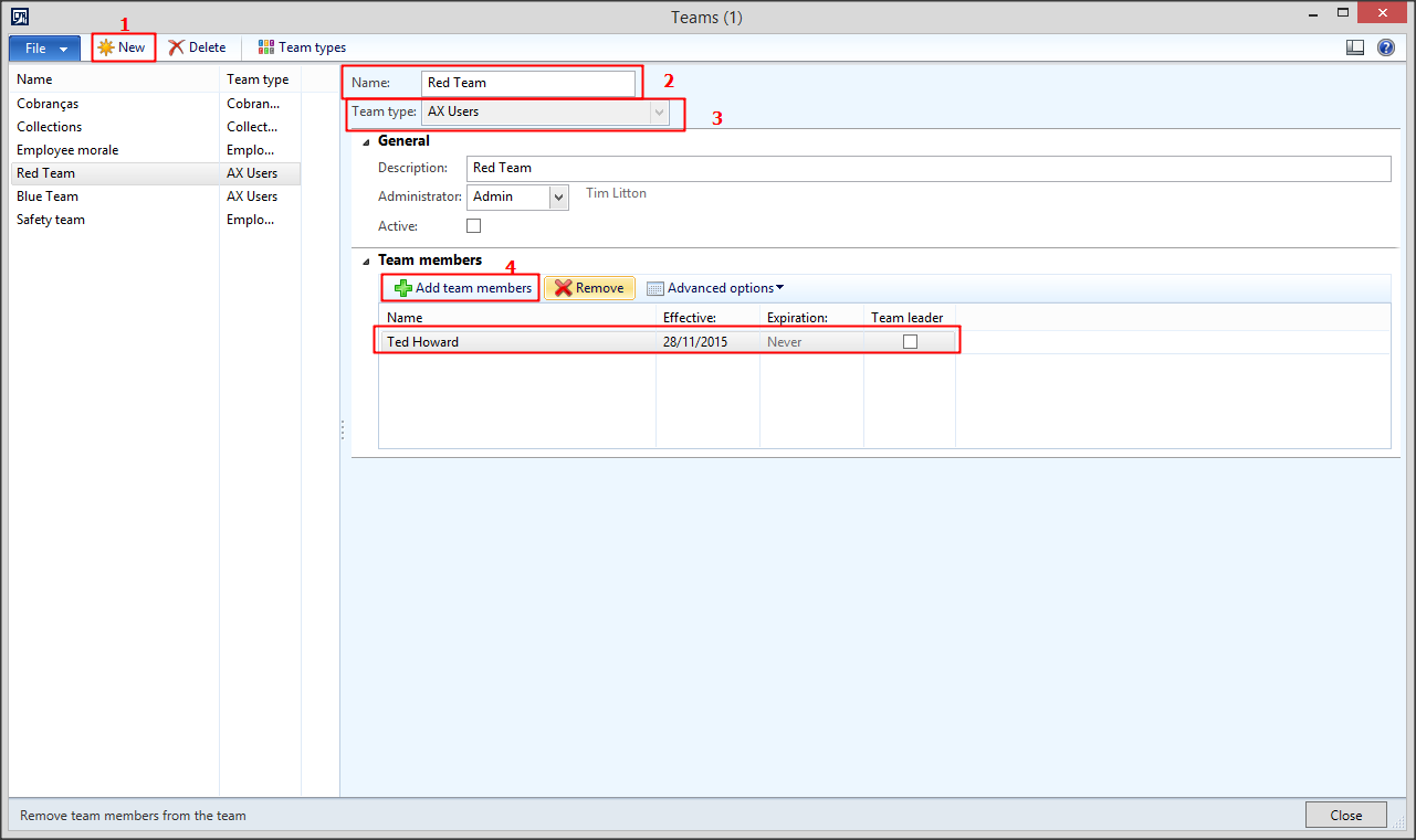 Dynamics AX Tips AX 2012 Address Book Security Based on Team