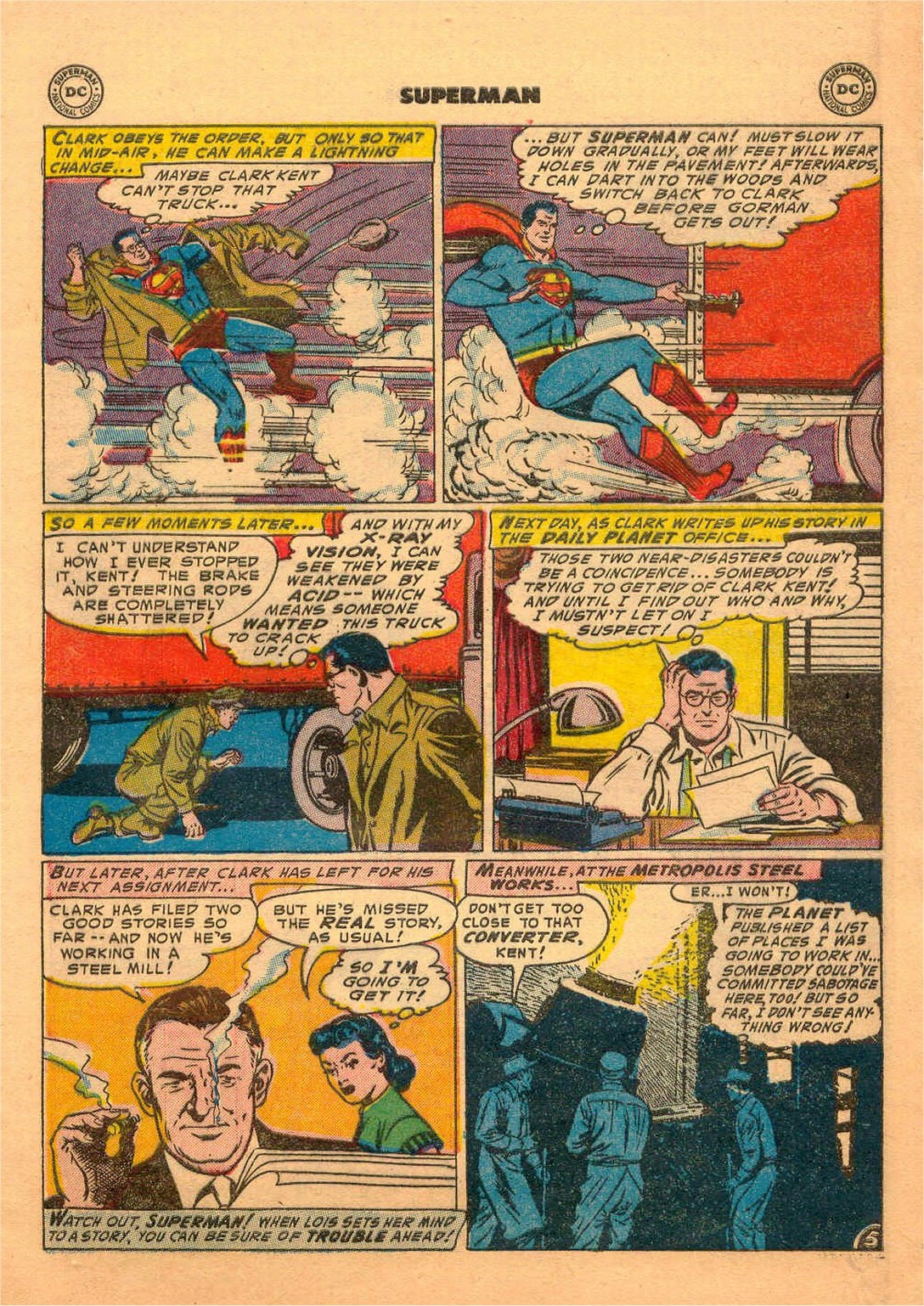 Read online Superman (1939) comic -  Issue #88 - 7