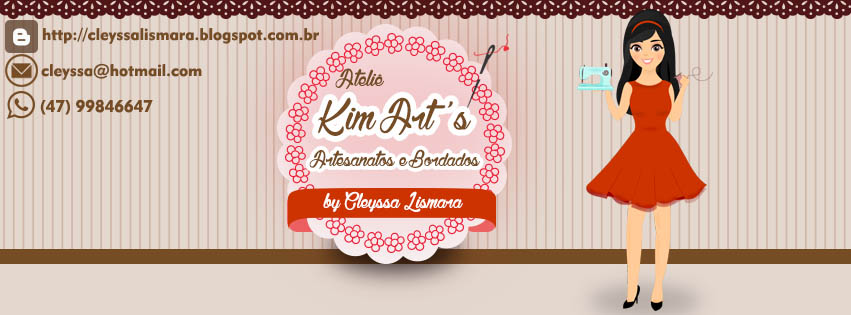Kim Art's Artesanatos e Bordados  _  By Cleyssa Lismara. 
