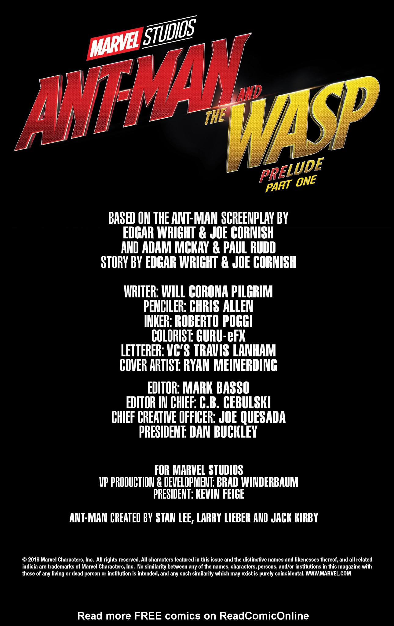 Read online Marvel's Ant-Man and the Wasp Prelude comic -  Issue #1 - 2