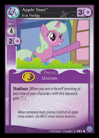 My Little Pony Apple Stars, Fruit Prodigy Premiere CCG Card