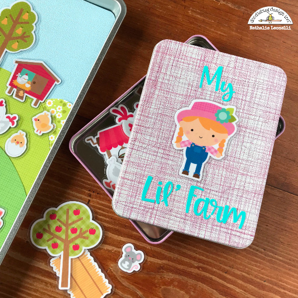 Doodlebug Design Inc Blog: Down On The Farm | Magnetic Game by Nathalie