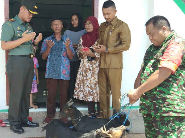 Bambang Sugiyarta Salurkan Hewan Kurban ke Masjid Nur Huda Tafure Bambang Sugiyarta Salurkan Hewan Kurban ke Masjid Nur Huda Tafure