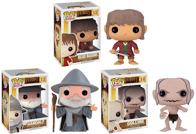 The Hobbit Pop! Movies Series by Funko - Bilbo Baggins, Gandalf & Gollum Vinyl Figures