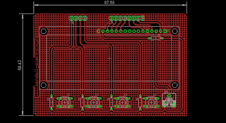 Rangkaian Design PCB 16x2 Board dan Skematik