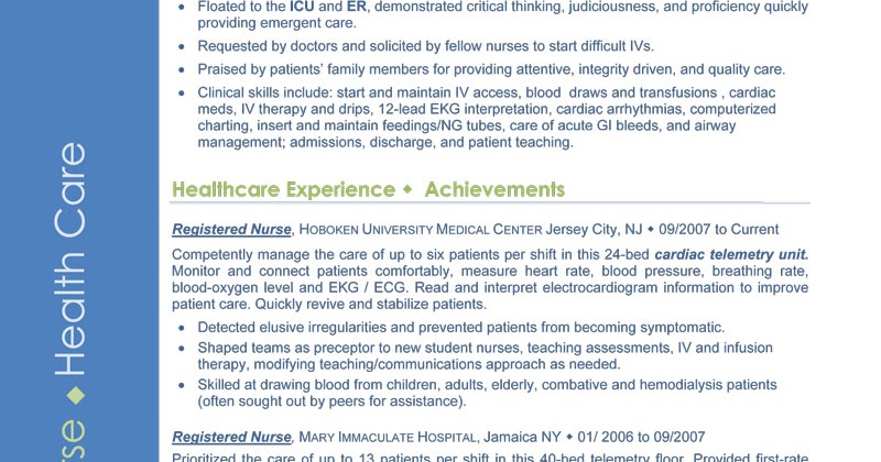 nurse educator resume samples