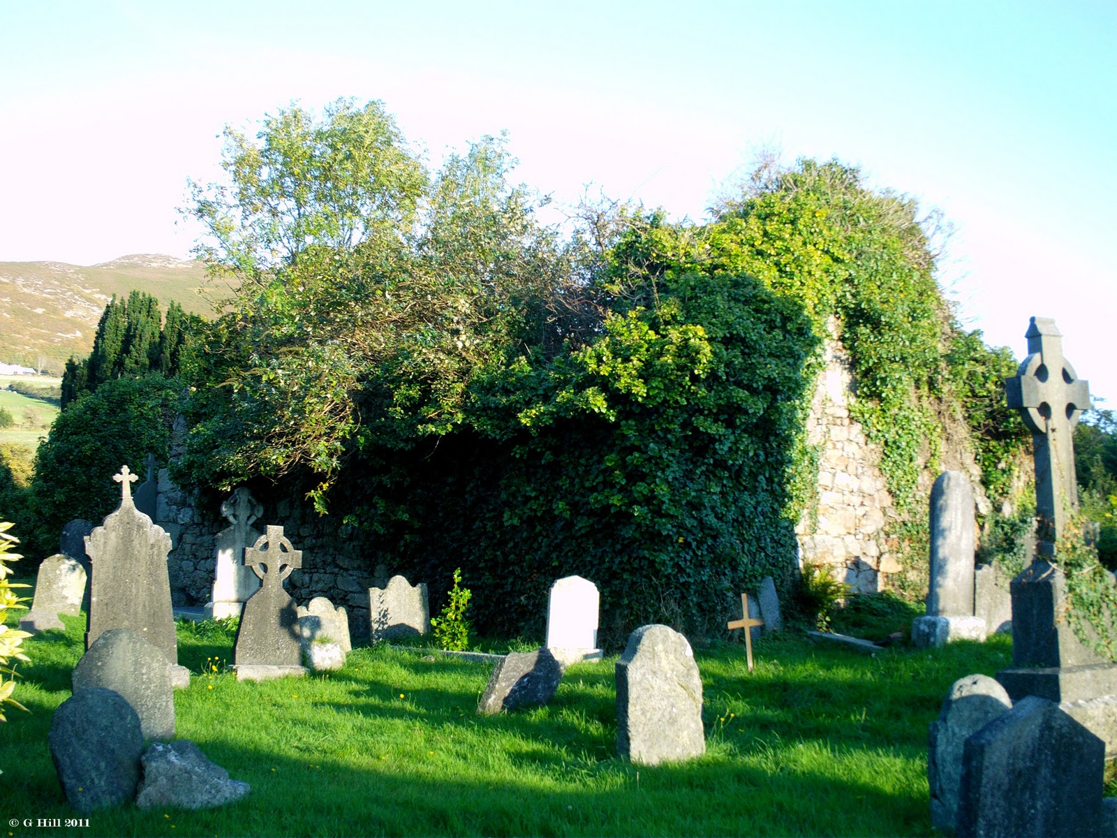 Ireland In Ruins Old Kilmacanogue Church Co Wicklow