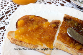 Mango Jam toast breakfast