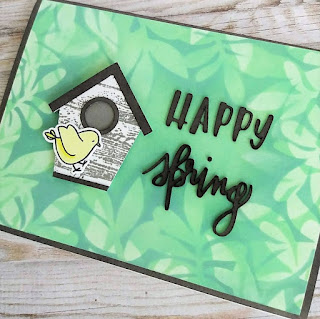 Happy spring card