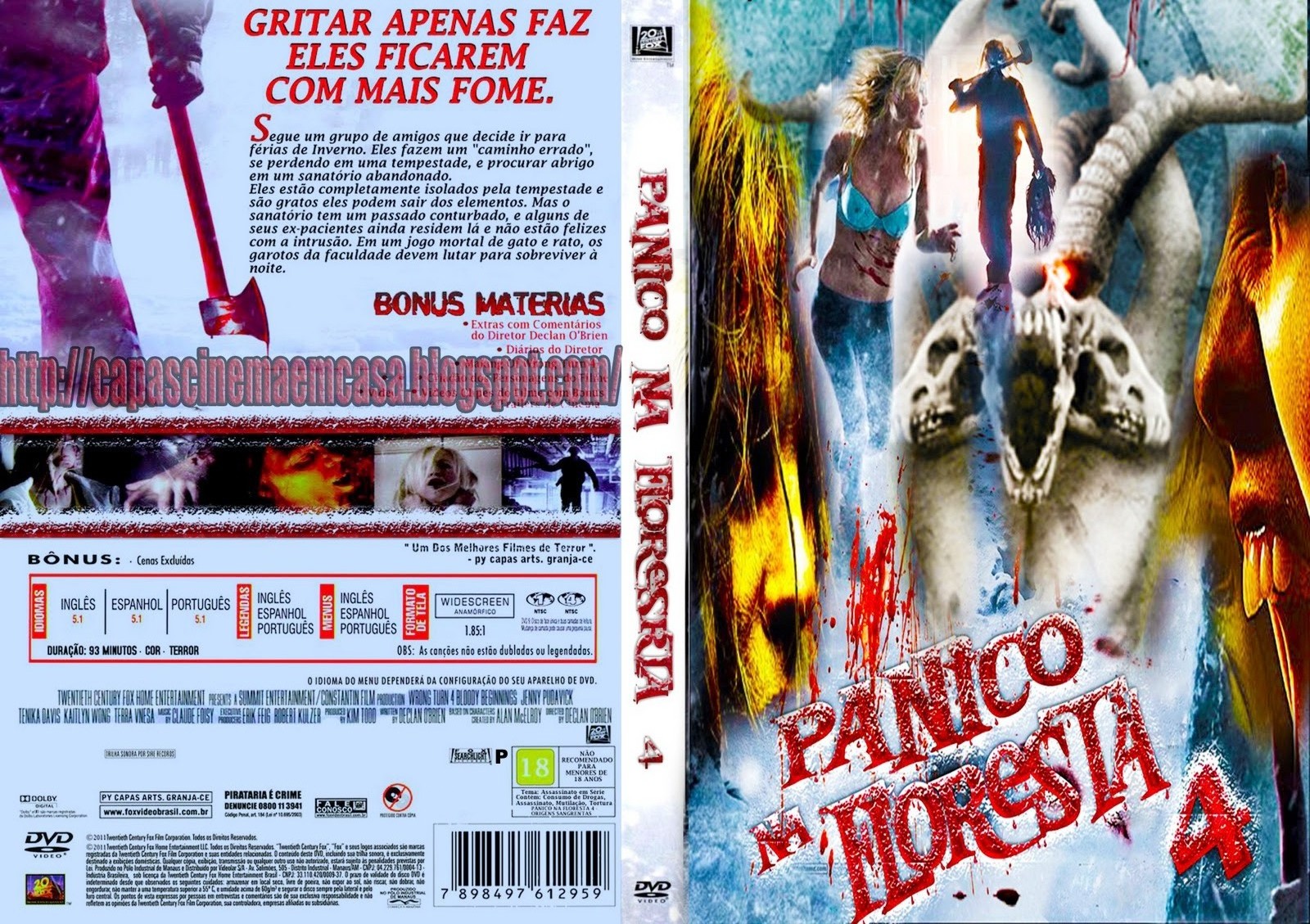 CAPAS DVD PANICO NA FLORESTA 4