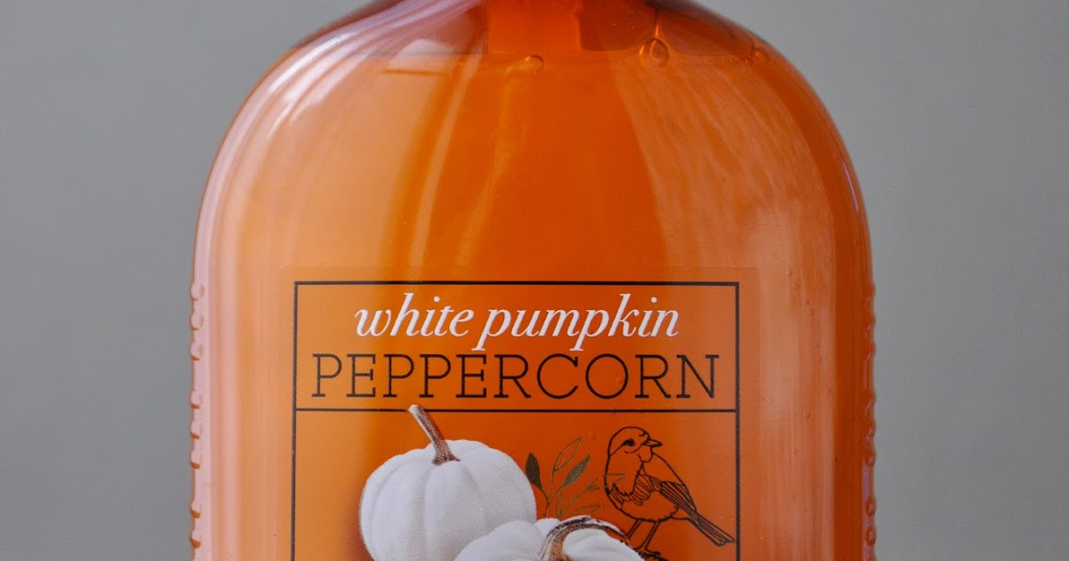 Everything Pumpkin...Bath & Body Works White Pumpkin Peppercorn Hand
