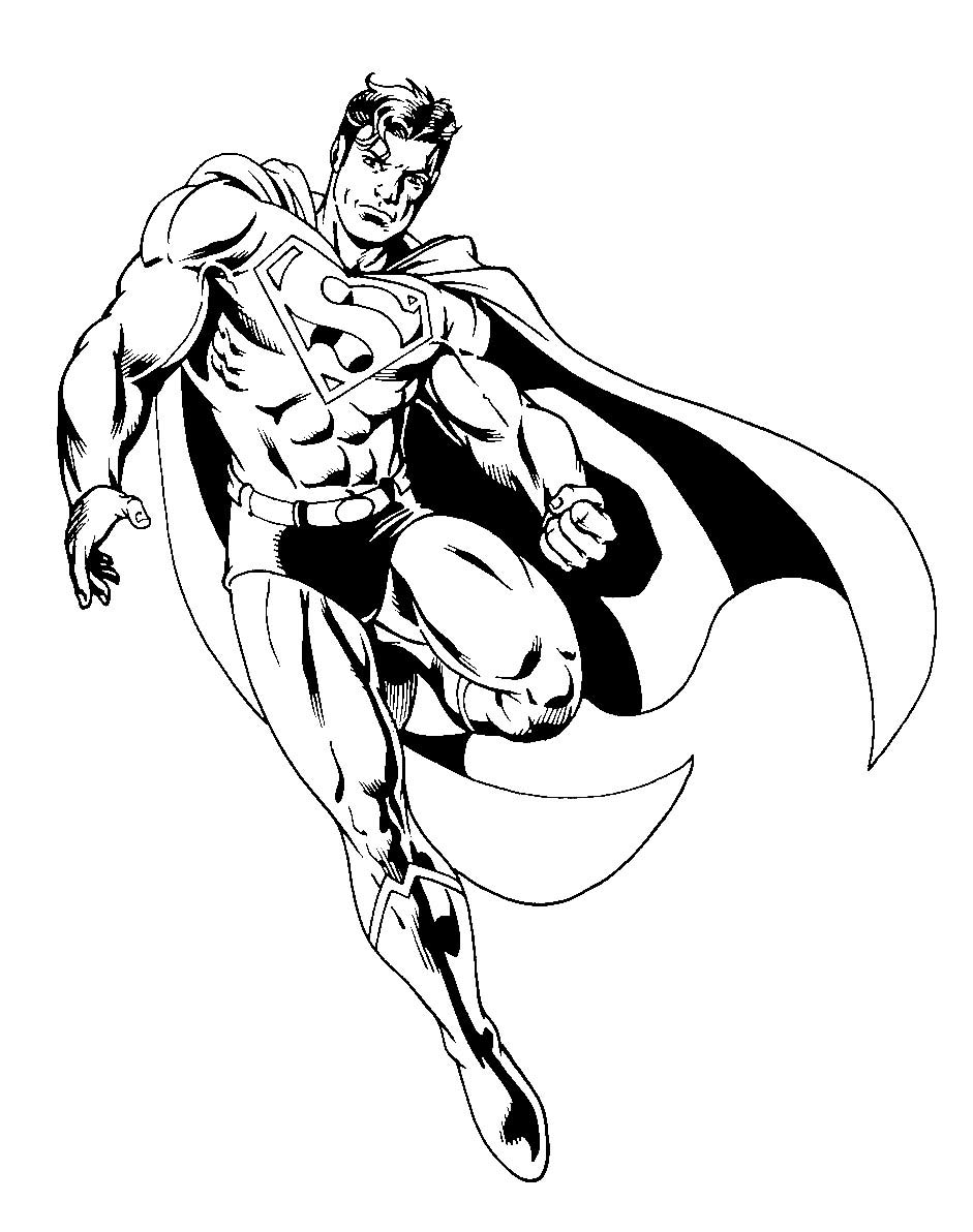 Superman Coloring pages ~ Free Printable Coloring Pages - Cool Coloring