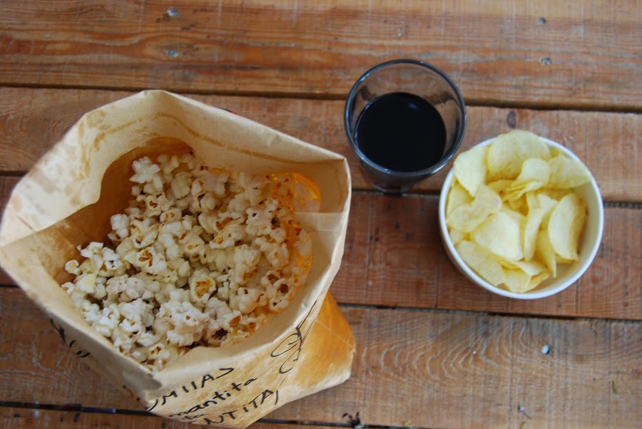 Palomitas caseras en el microondas en tres minutos