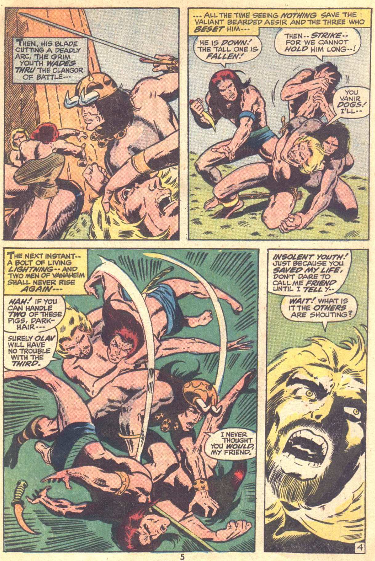Read online Conan the Barbarian (1970) comic -  Issue #22 - 5