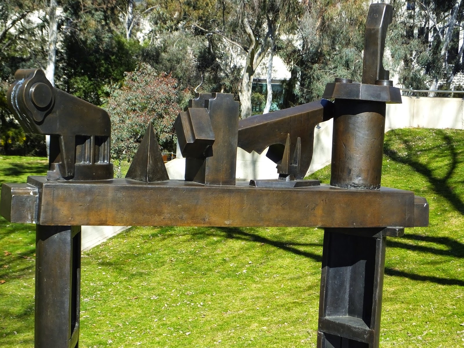 Sculpture garden at Canberra's National Gallery of Australia
