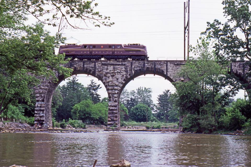 Industrial History Amtrak/PRR 1888 Bridge over Conestoga Creek in