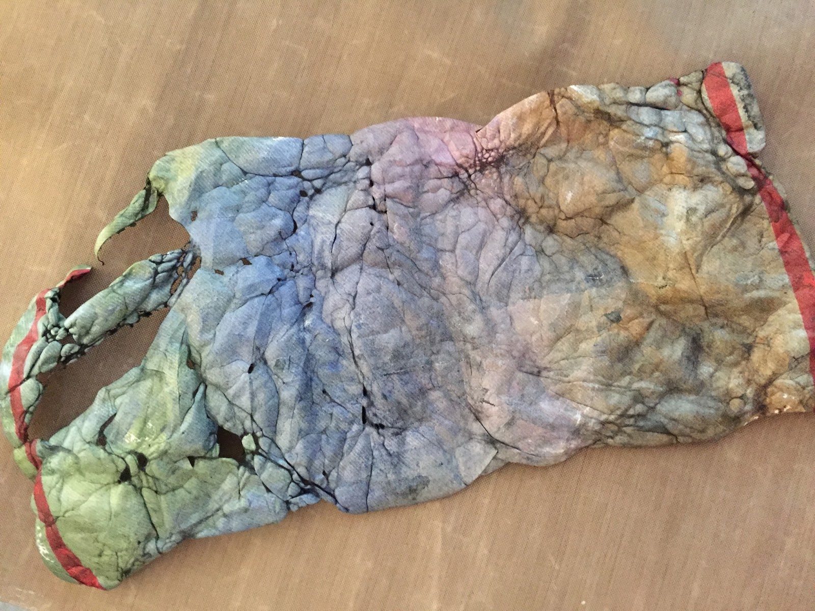 Experiments in Paper Playing with Tyvek