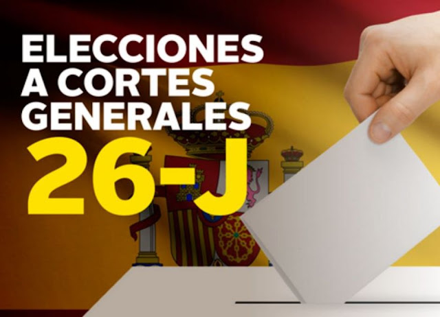  26 JUNIO, ELECCIONES GENERALES.  Cartel_elecciones_generales_espana_junio_2016
