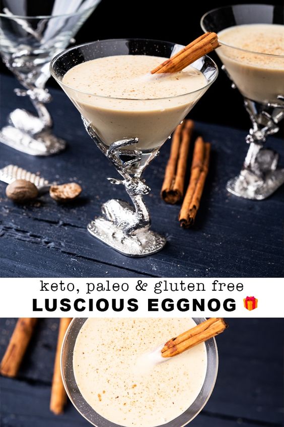 Luscious Homemade Eggnog 🎁 gluten free, keto & paleo BEST FOOD