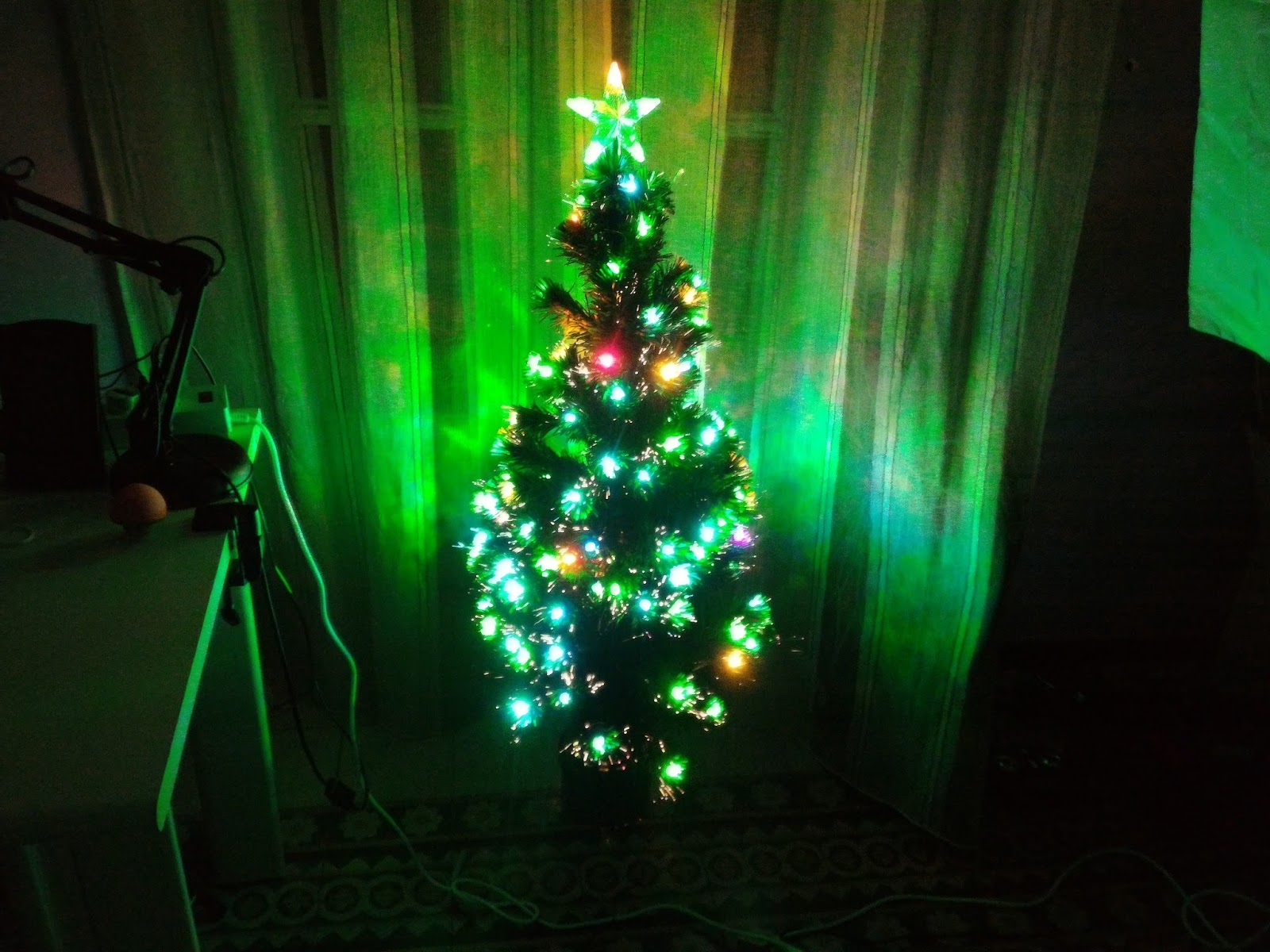 Albero Di Natale Solo Con Luci Albero di Natale Youseexmas con luci led e fibre ottiche