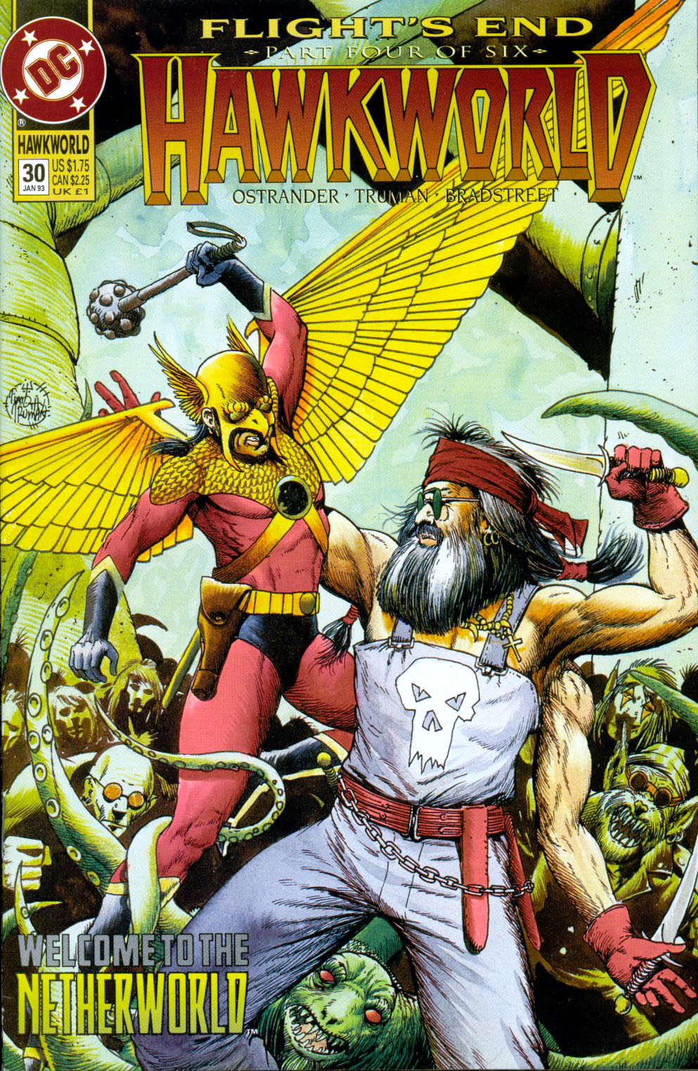 Read online Hawkworld (1990) comic -  Issue #30 - 1