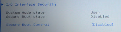 X202E BIOS Secure Boot Settings