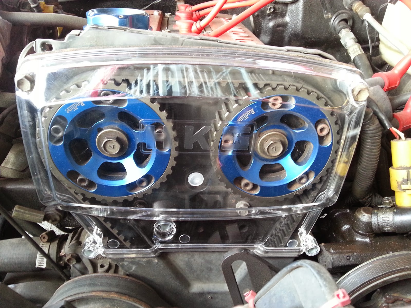 Car Accessories TOYOTA 4AG 4AGE 4AZGE AE86 CLEAR TRANSPARENT TIMING