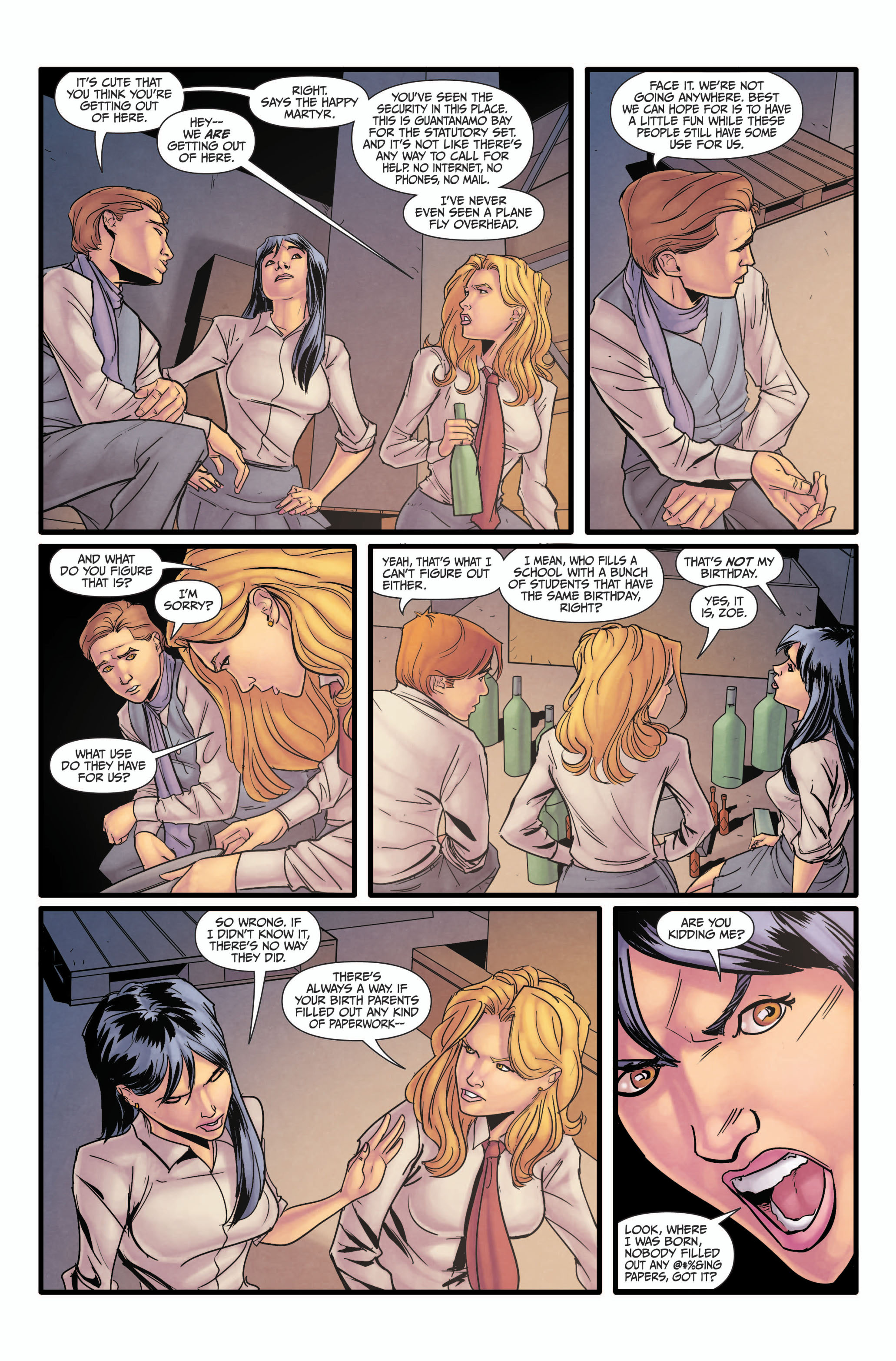 Read online Morning Glories comic -  Issue #4 - 23