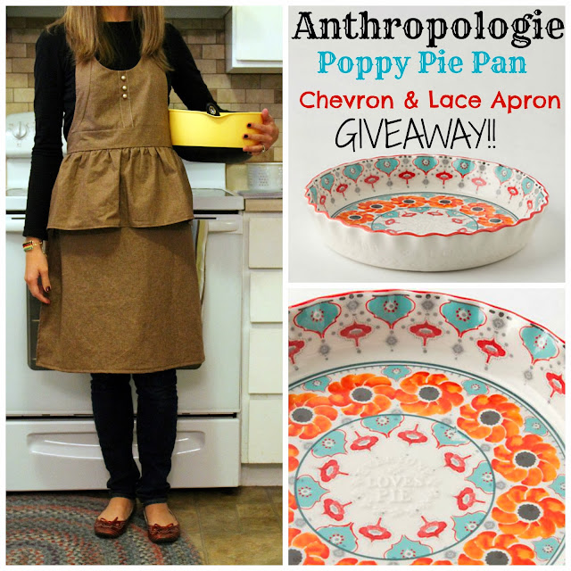 ALL THINGS DELICIOUS Anthropologie Poppy Pie Pan GIVEAWAY!!!