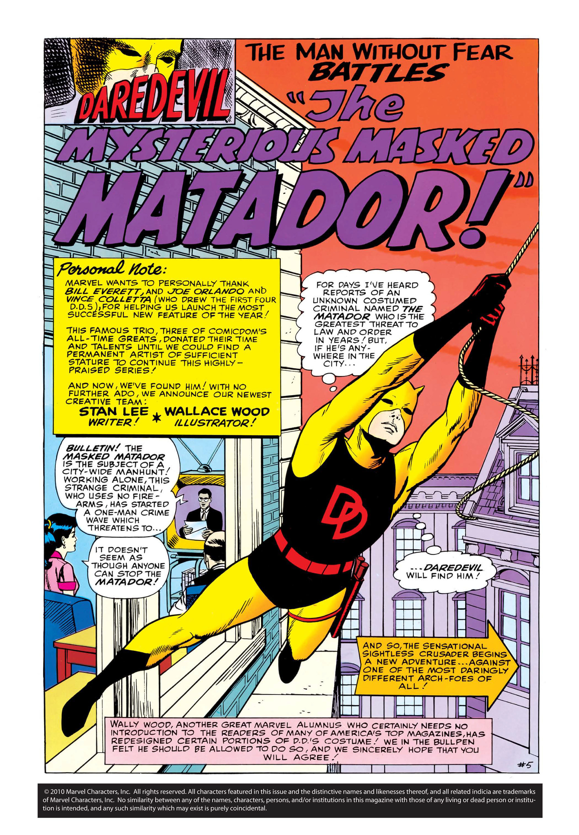 Read online Daredevil (1964) comic -  Issue #5 - 2