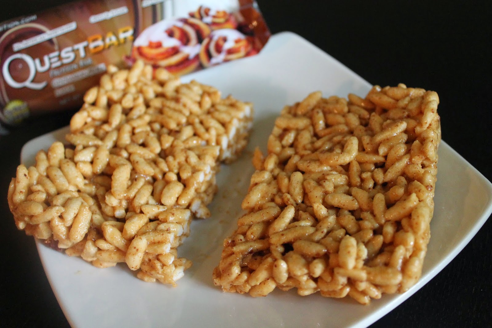 Not so ordiNANNY me! Quest Rice Crispy Treats!