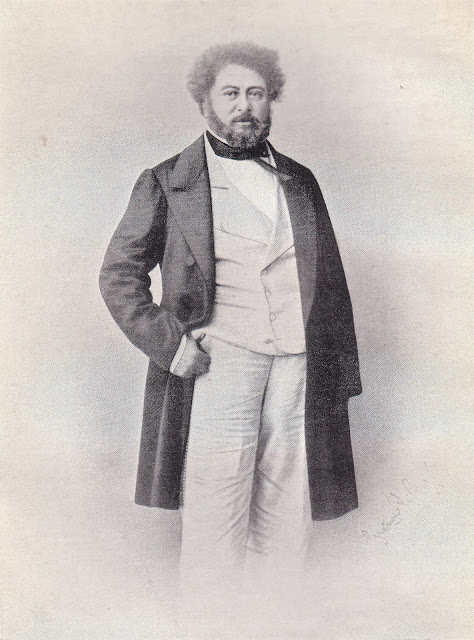 Alexandre Dumas (father), 1860, by Gustave Le Gray