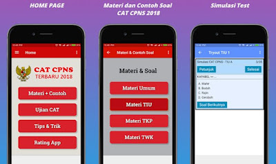 Aplikasi CAT CPNS TERBARU 2018