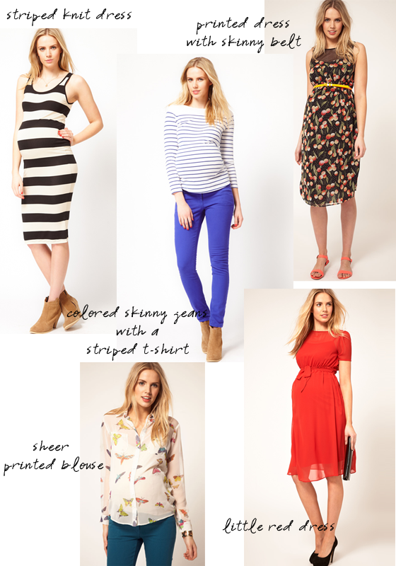 with an i.e.: Maternity Style Tips