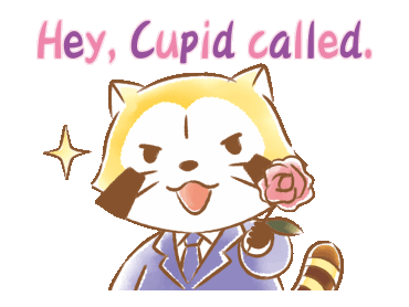 line 公式スタンプ rascal and lily fluffy love example with gif