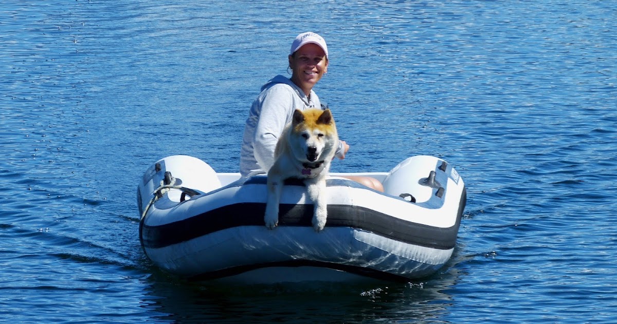 S.V. CAMBRIA Painting It Up With MDR Inflatable Boat Top Coating