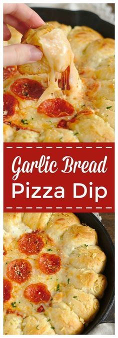 Garlic Bread Pizza Dip - NEWS RECIPES