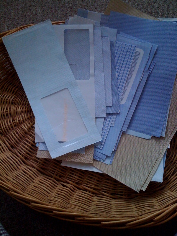 WeAreWildThings Recycled Envelope Notebooks