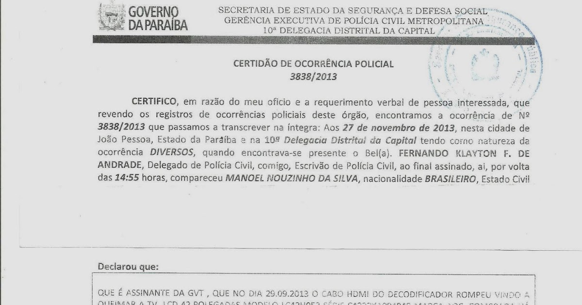 Exemplo De Laudo De Queima De Equipamento