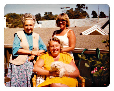 The Vasilev Family Mary Sheveloff aka Moora alongside Lana K. Thomson and Lena Vasilev in 1979 at 19 Ramona Avenue in Piedmont, California