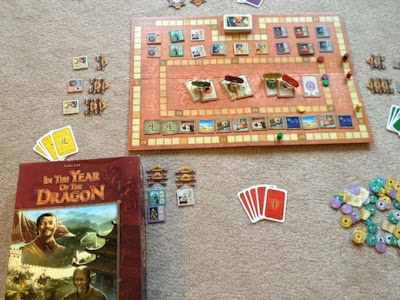 In the Year of the Dragon board game by Rio Grande Games
