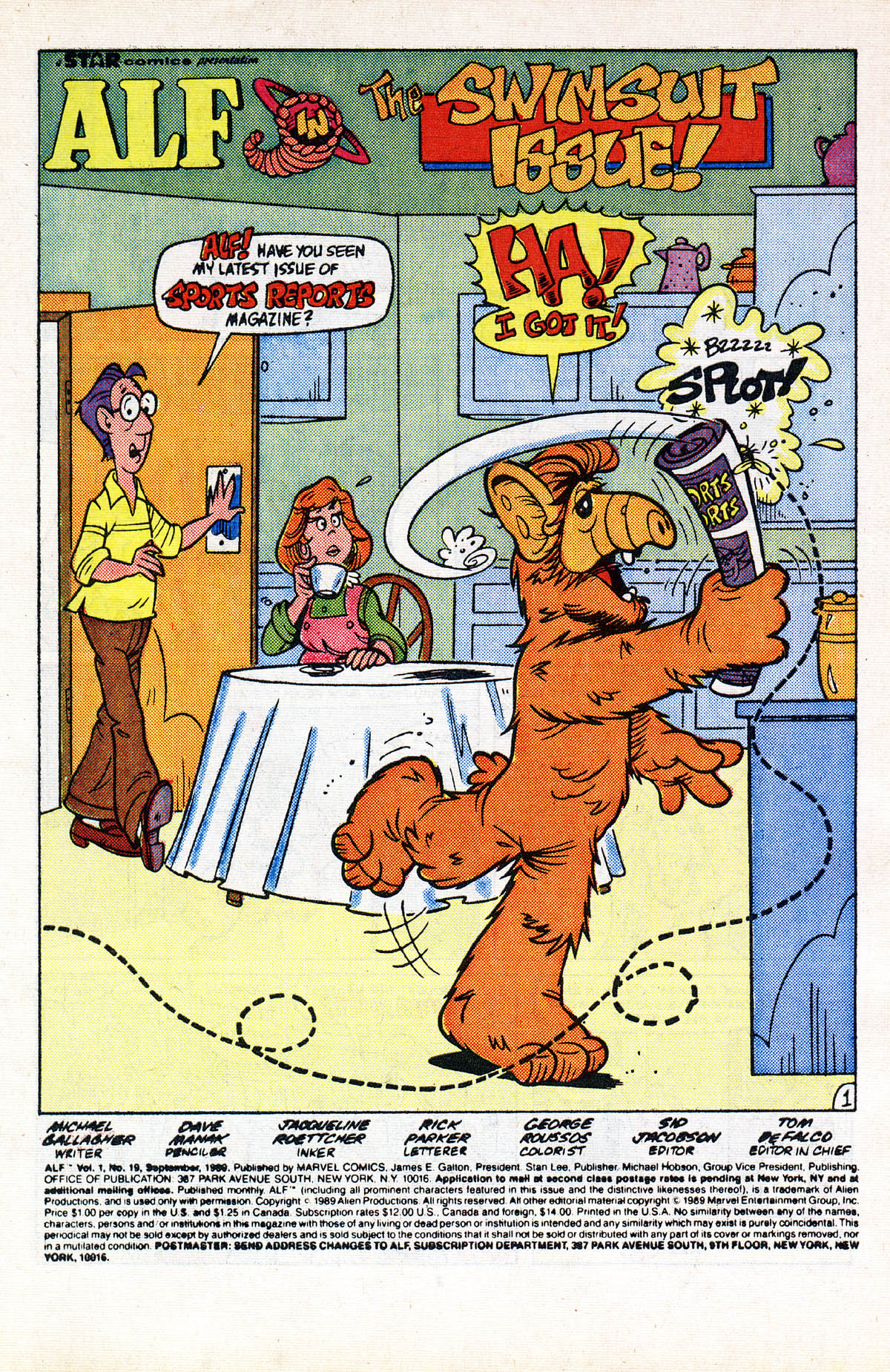 Read online ALF comic -  Issue #19 - 3