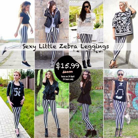 little zebra leggings big sale on romwe