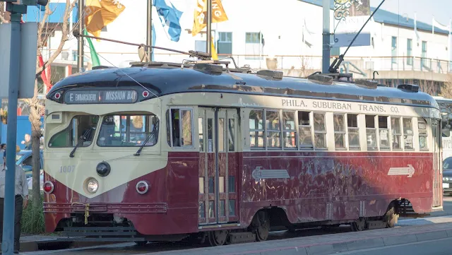 F Market Street Car in San Francisco