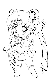 sailor mini moon2 coloring pages