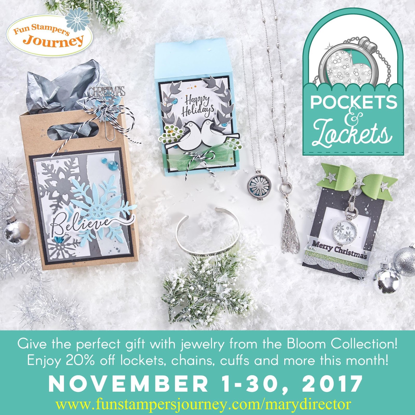 KreatesKards Journey Gift Ideas Pockets & Lockets November Fun