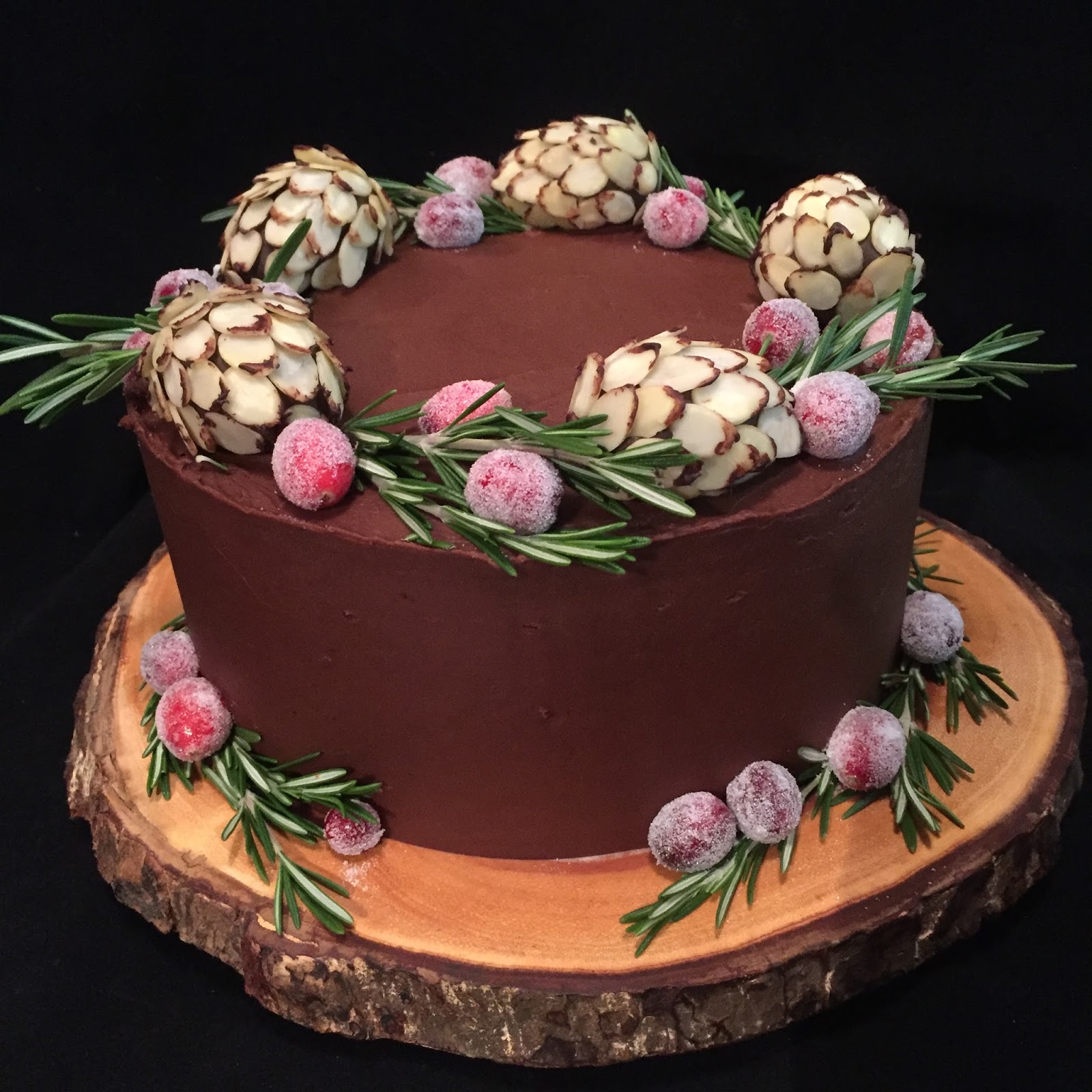Pine Cone Cake for Family Christmas