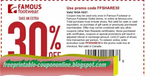 Shoe company coupons june 2018