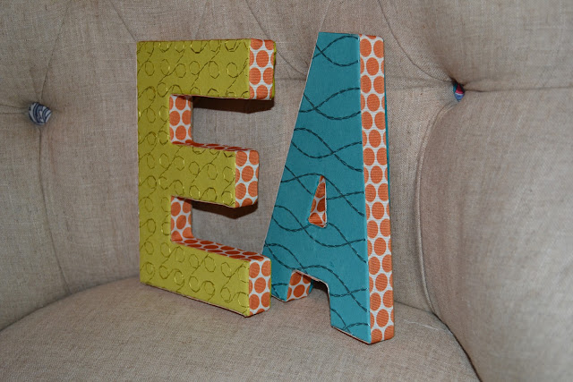 Beth Allison's Wonderland: Paper Covered Letters Tutorial